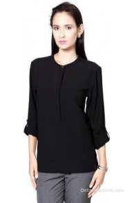 Allen Solly Casual Full Sleeve Solid Women's Top